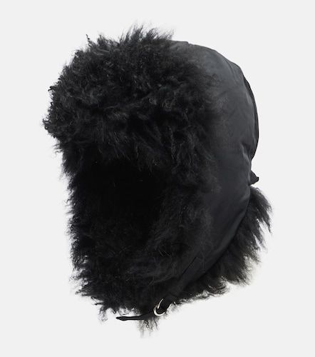 Cappello in piuma con shearling - Yves Salomon - Modalova