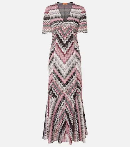 Missoni Zigzag lame midi dress - Missoni - Modalova