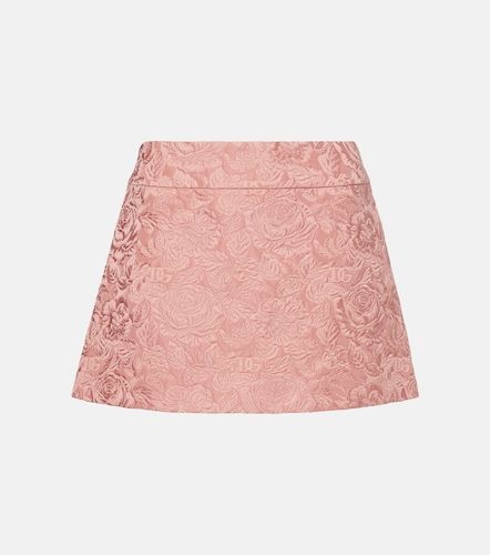 Floral jacquard miniskirt - Dolce&Gabbana - Modalova
