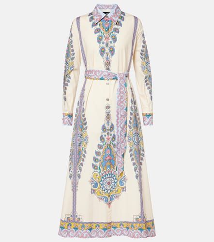 Vestido camisero en mezcla de algodón - Etro - Modalova