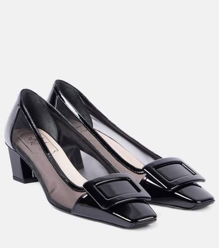 Belle Vivier 45 leather-trimmed mesh pumps - Roger Vivier - Modalova