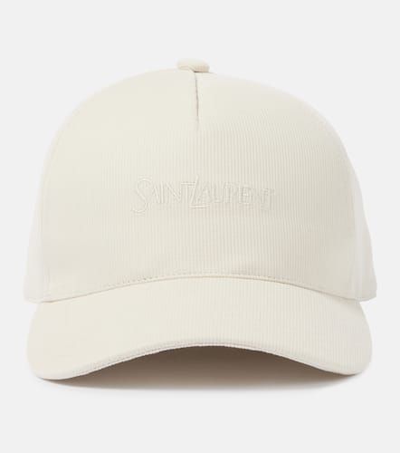 Embroidered baseball cap - Saint Laurent - Modalova