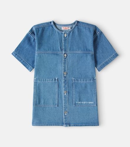 Vestido de denim con logo - Tinycottons - Modalova