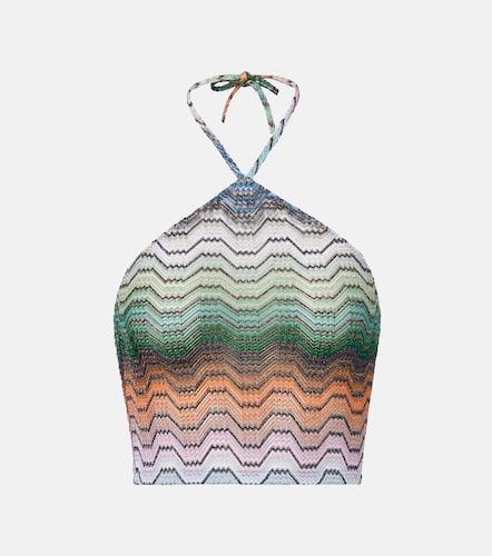 Top Wave de lamé con cuello halter - Missoni - Modalova