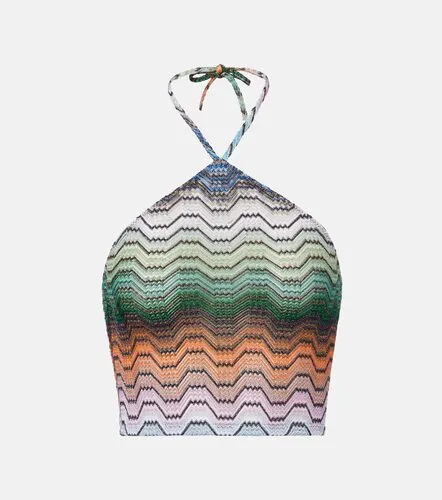 Missoni Wave halterneck lame top - Missoni - Modalova