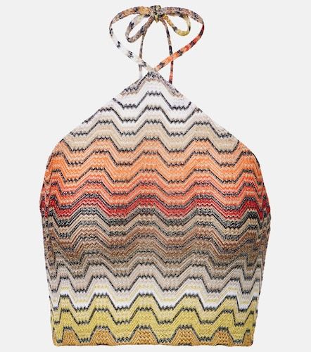 Top Wave de lamé con cuello halter - Missoni - Modalova