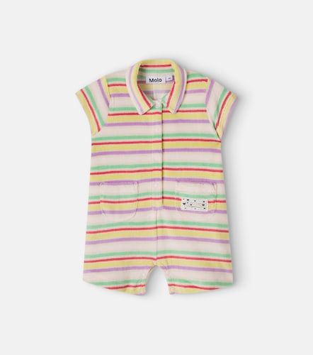 Bebé - mono Fawn de rizo a rayas - Molo - Modalova