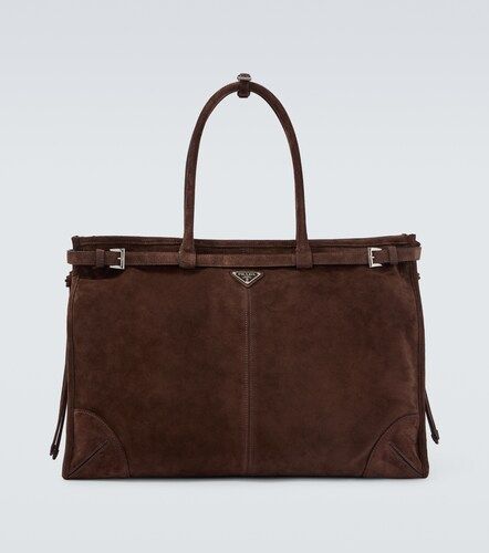 Prada Borsa Bonnie in suede - Prada - Modalova