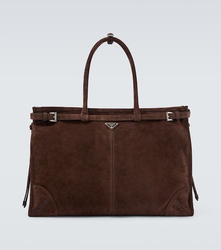 Prada Prada Bonnie suede tote bag - Prada - Modalova