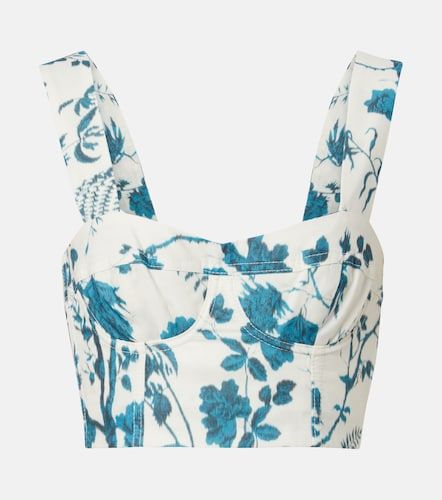 Erdem Top cropped in cotone e lino - Erdem - Modalova