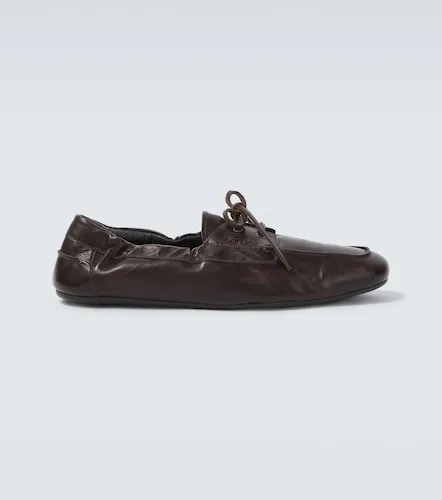 Prada Shuffle leather boat shoes - Prada - Modalova
