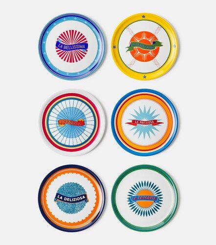 Set de 6 platos Bel Paese de porcelana - Bitossi - Modalova