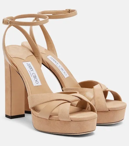 Sandali Kove in suede platform - Jimmy Choo - Modalova