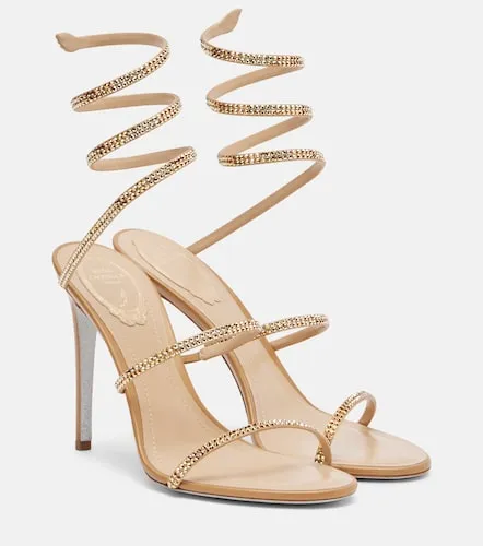 Cleo embellished satin sandals - Rene Caovilla - Modalova