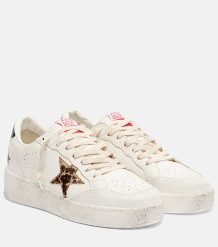 Ball Star leather platform sneakers - Golden Goose - Modalova