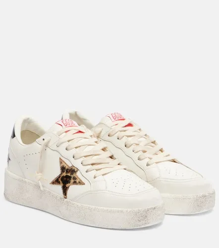 Ball Star leather platform sneakers - Golden Goose - Modalova