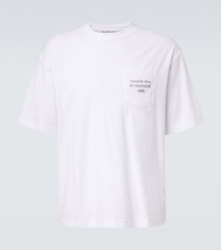 Jersey de algodón y cáñamo con logo - Acne Studios - Modalova
