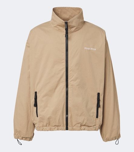 Blouson aus Baumwoll-Gabardine - Miu Miu - Modalova