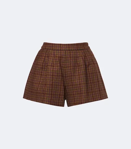 Tinker checked virgin wool shorts - Blaze Milano - Modalova