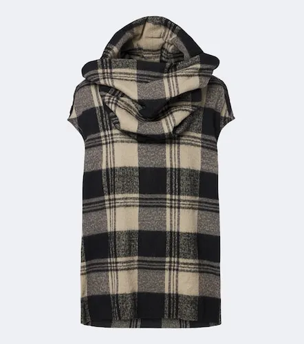 Top Floating in cotone e lana a quadri - Rick Owens - Modalova