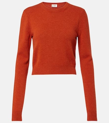 Pullover in cashmere cropped - Saint Laurent - Modalova