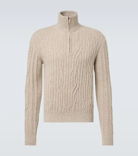 Cable-knit wool and cashmere sweater - Zegna - Modalova