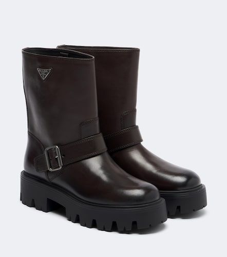 Prada Botas biker Stride de piel - Prada - Modalova