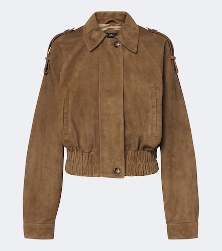 Giacca blouson in suede - 7 For All Mankind - Modalova