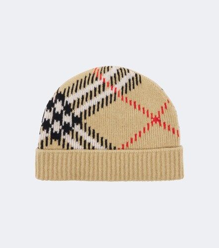 Gorro Check en mezcla de cachemir - Burberry - Modalova