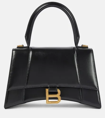 Hourglass Small leather top-handle bag - Balenciaga - Modalova