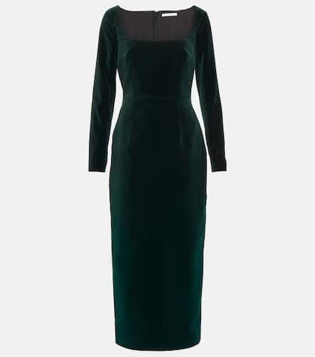 Nyla cotton velvet midi dress - Emilia Wickstead - Modalova