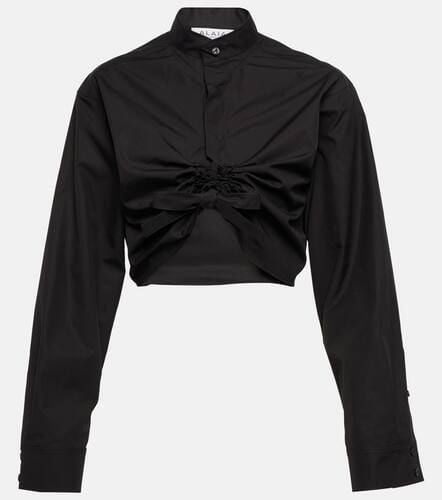 AlaÃ¯a Cropped cotton shirt - Alaia - Modalova