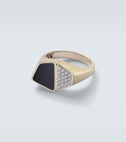 Esteve 9kt ring with onyx and diamonds - Rainbow K - Modalova