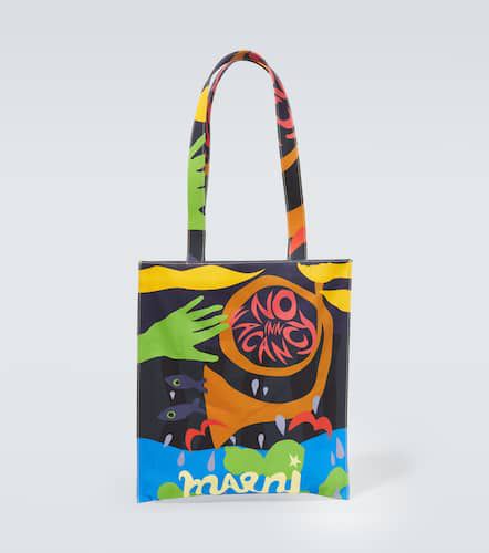 X No Vacancy Inn printed canvas tote bag - Marni - Modalova