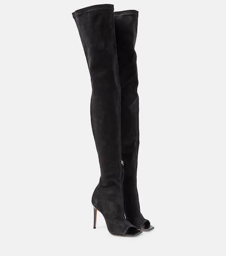 Amanda 105 suede over-the-knee boots - Paris Texas - Modalova