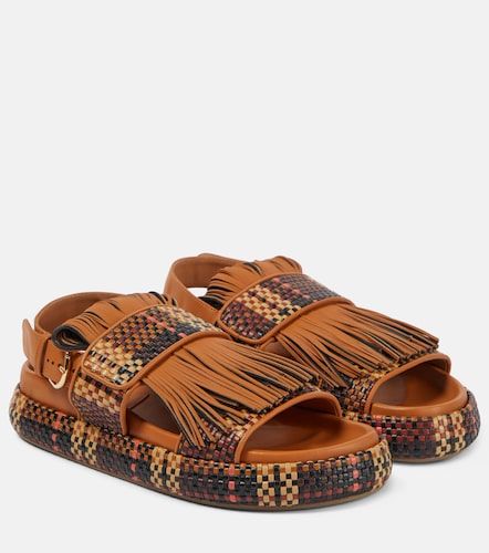 Gewebte Sandalen aus Leder - Ulla Johnson - Modalova