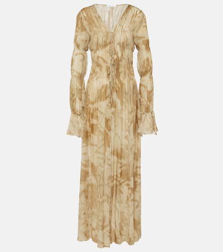 Blumarine Printed ruched maxi dress - Blumarine - Modalova