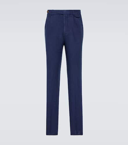Pantalones chinos de lino - Brunello Cucinelli - Modalova