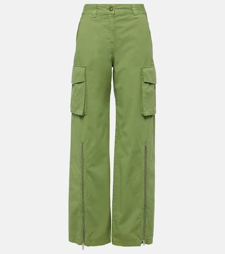 Mid-rise cotton cargo pants - Stella McCartney - Modalova