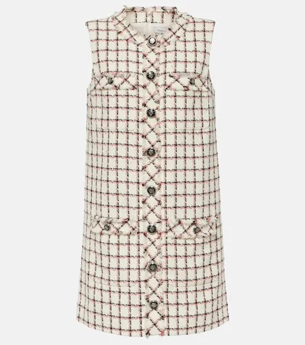 Laurel cotton-blend tweed minidress - Veronica Beard - Modalova
