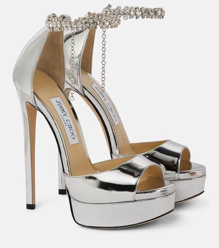 Sandalias Max Bing 150 de piel metalizada - Jimmy Choo - Modalova