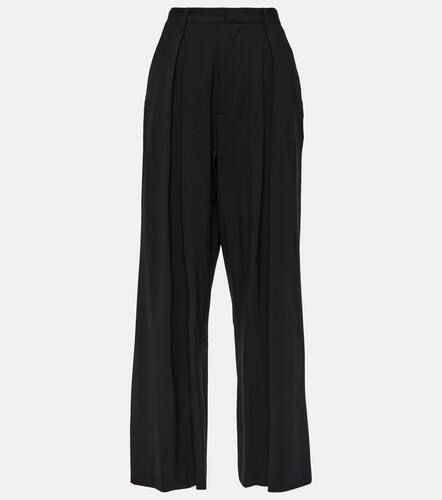 Wool-blend wide-leg pants - Giuseppe di Morabito - Modalova