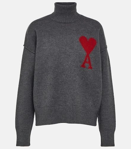Ami De Cour wool turtleneck sweater - Ami Paris - Modalova