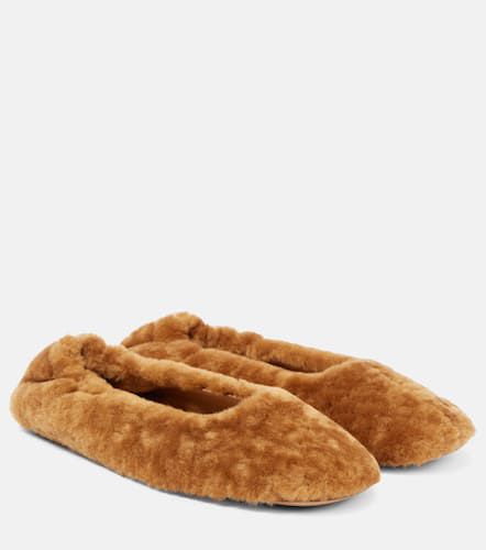 Shearling ballet flats - Dries Van Noten - Modalova