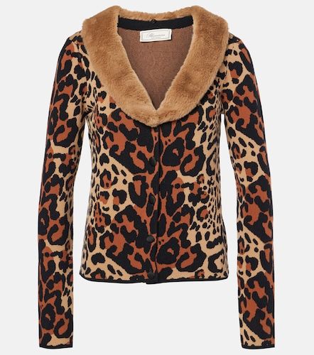Cárdigan de jacquard estampado - Blumarine - Modalova