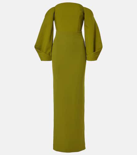 Lotta off-shoulder crÃªpe gown - Solace London - Modalova