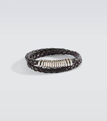 Armband aus Leder mit Sterlingsilber - Bottega Veneta - Modalova