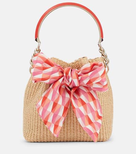 Bon Bon Small raffia bucket bag - Jimmy Choo - Modalova