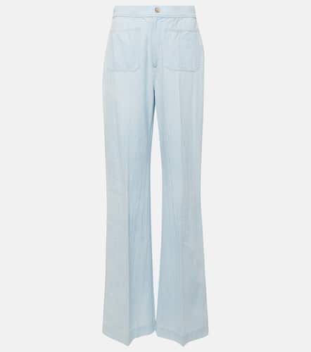 Cotton chambray wide-leg pants - Polo Ralph Lauren - Modalova
