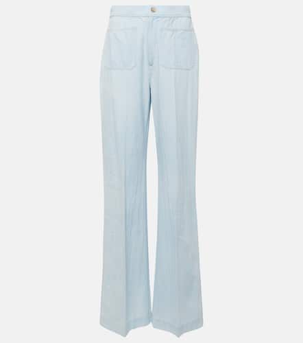 Pantalones anchos de chambray de algodón - Polo Ralph Lauren - Modalova